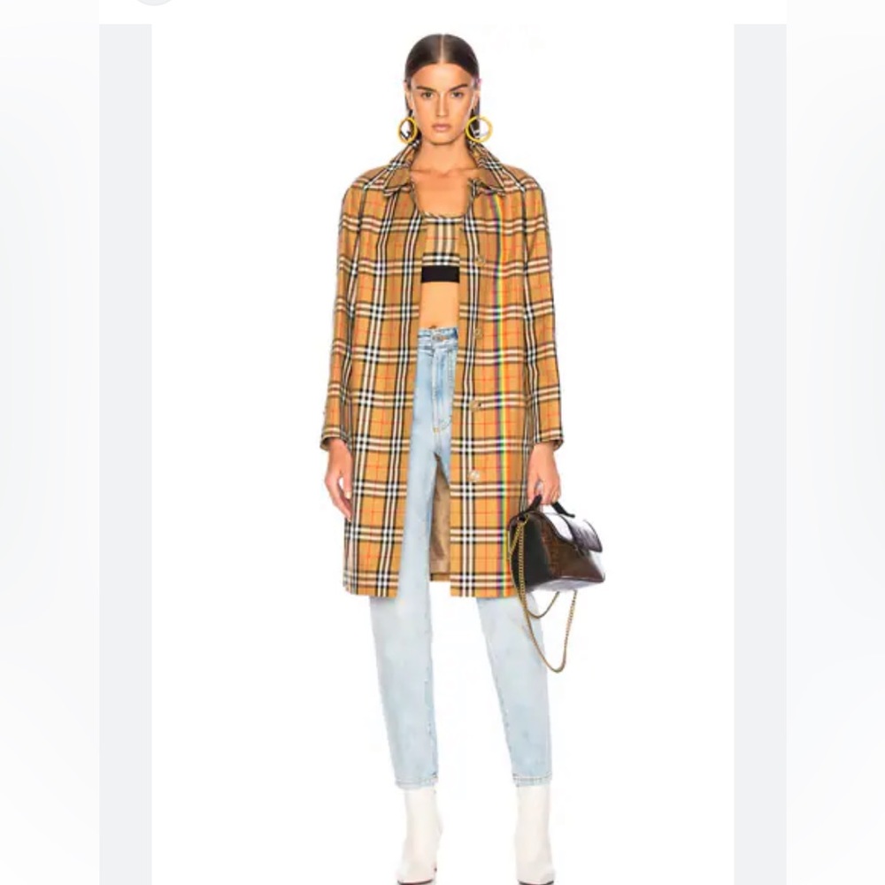 Burberry Check Trench Coat - Picture 2 of 16